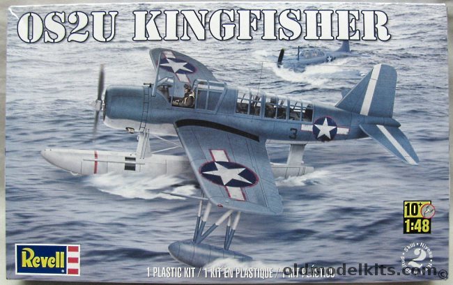 Revell 1/48 OS2U Kingfisher - Blue or Pre-War Yellow Wing Markings (ex-Monogram), 85-5260 plastic model kit